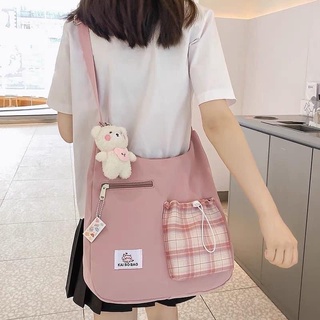 #พร้อมส่ง กระเป๋าสะพายข้าง Babe Bag 230฿