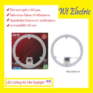 ชุดกึ่งดวงโคมแอลอีดี กลมเซ็ต ใส่โคมซาลาเปา 230mm 24 วัตต์ เดย์ไลท์ LED Ceiling Kit With Cover 230 mm 24w Daylight