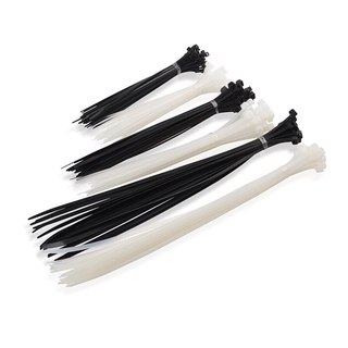 เคเบิ้ลไทร์ Cable Tie Nylon ไนลอน สายรัด สีขาว สีดำ TEC