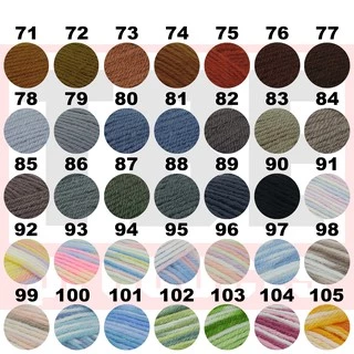 TBE ไหมพรม 4 Ply เส้นเล็ก 90 กรัม (ชุดที่ 5)