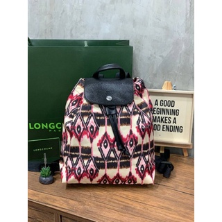 🌇🌇 @1,390.-🎁🎁Big Discount 2022🎁🎁💯Longchamp Le Piage Ikat Backpack