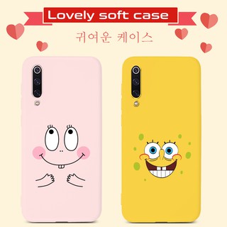 เคสมือถือ Xiaomi Mi 11 10T 10 8 9 9T Pro Lite Ultra Poco X3 NFC Pro M3 F3 F1 X2 F2 Pro Note 10 11i  A3 Pro Lite Youth Mi10 Mi8 Mi9 Explorer Note10 CC9E CC9 Pro A3 Lite Case SpongeBob Phone Soft TPU Cover