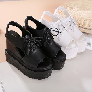 (SP138)🌈รัดส้น สูง13.5cm/5.4นิ้ว (ขาว,ดำ) Sz.34-39 **𝓟𝓻𝓮-𝓞𝓻𝓭𝓮𝓻