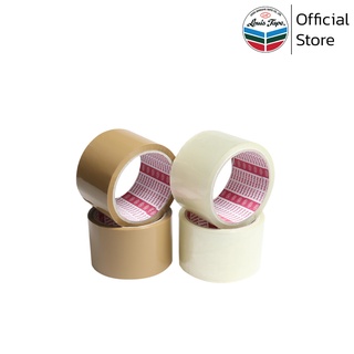 INTER TAPE เทปโอพีพี เทปปิดกล่อง OPP Tape (I320) 2 1/2 นิ้ว x 45 หลา กาวสังเคราะห์ (5 ม้วน/แพ็ค)