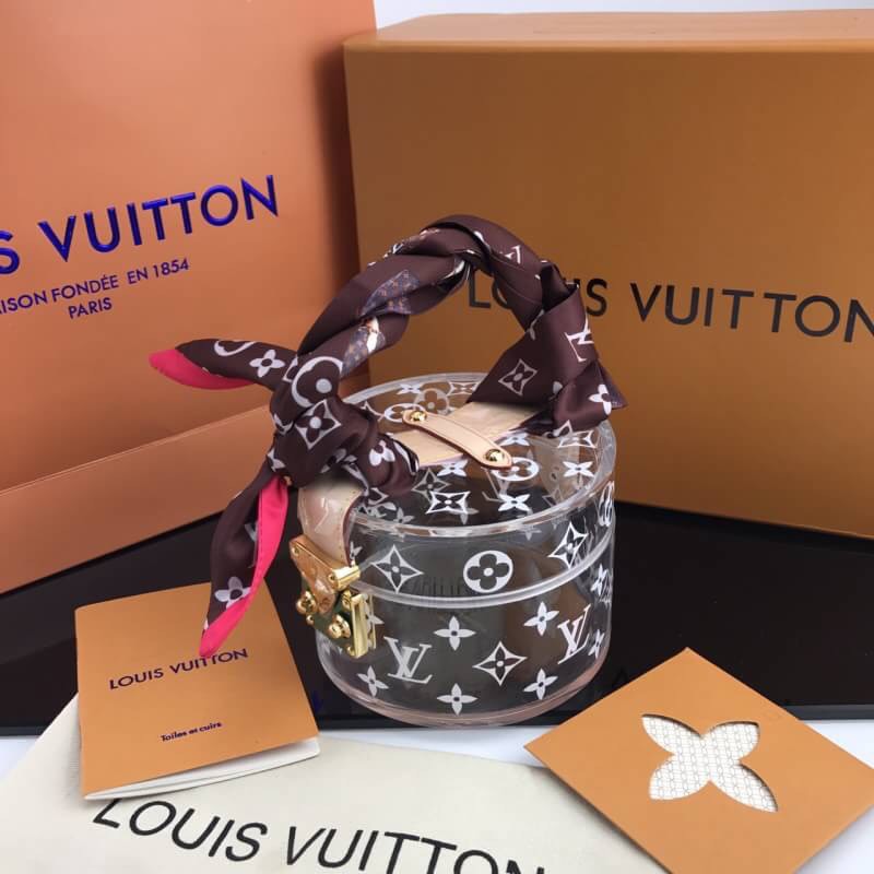 LOUIS VUITTON PLEXIGLASS BOX SCOTT กระเป๋าหลุยส์วิตตอง พลาสติกใส transparent bag | Shopee Thailand