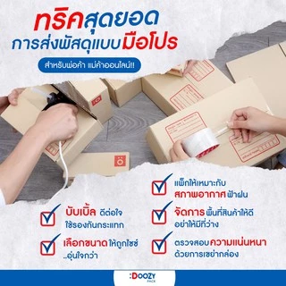 ม้วนบับเบิ้ล(เม็ดเล็ก) Doozypack Air Bubble 30x100 cm. บับเบิ้ลม้วนขนาดกะทัดรัด