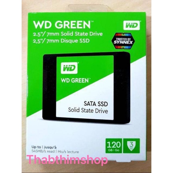 WD GREEN (WDS120G2G0A) SATA 120 GB SSDของแท้