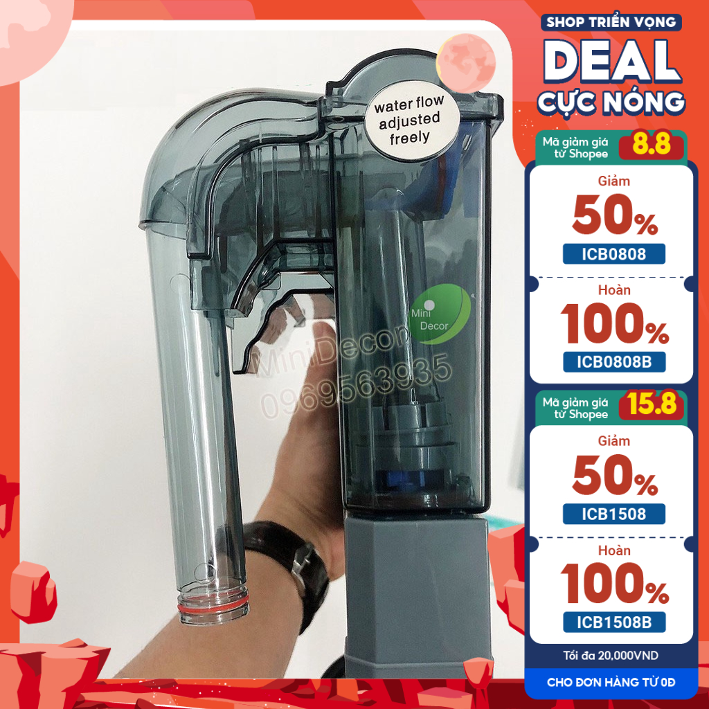 Leecom HI ตัวกรองน้ําตกตู้ปลา