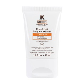 Kiehls Ultra Light Daily UV Defense Sunscreen SPF 50 PA++++ 30 ml.