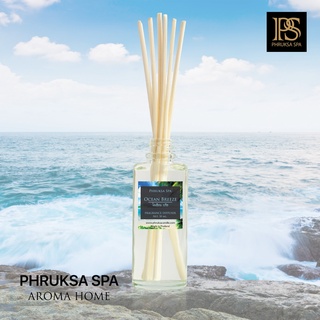 PHRUKSA SPA ก้านไม้หอมปรับอากาศ กลิ่นโอเชี่ยน บรีซ 50 มล. (Reed Diffuser Ocean Breeze)แถมฟรี! ก้านไม้หวาย