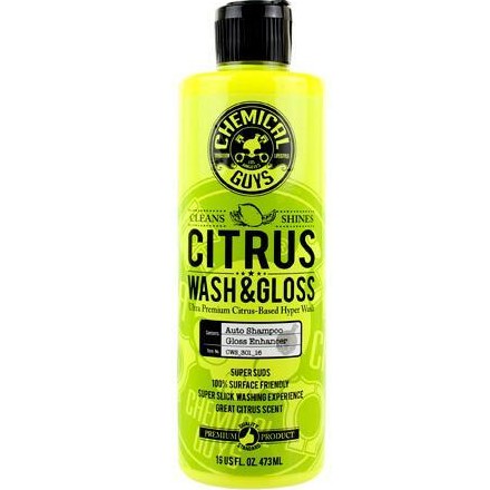 แชมพูล้างรถ Chemical Guys Citrus Wash& Gloss  - ขวดแท้ 16oz