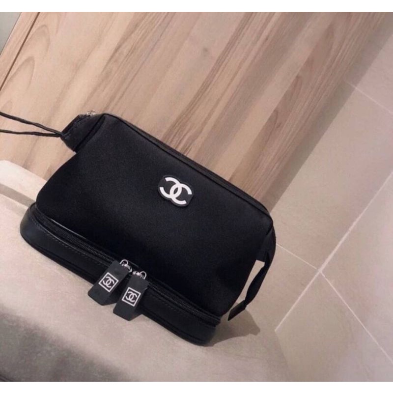 กระเป๋าเครื่องสำอาง Chanelสไตล์วินเทจ กระเป๋าถือ กระเป๋าแฟชั่น