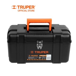 TRUPER 19656 กล่องเครื่องมือ มีถาด 3 ช่อง ขนาด 17"x9.1/2"x9" (CHP-17X)