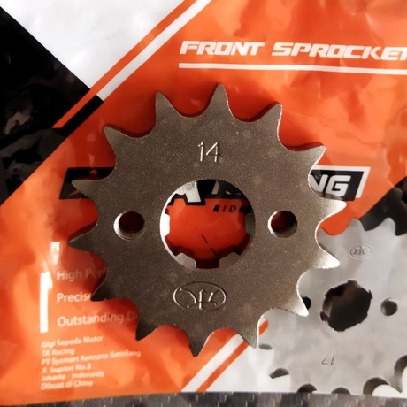 TK Racing เกียร์หน้า 428 Mega Pro Tiger CB150R CBR150 Verza GTR 150 Sonic ใหม่ 13T 14T 15T 16T 17T