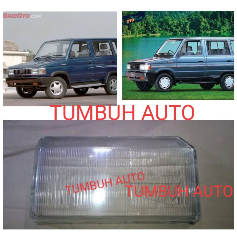 1 pcs ขวา RH Toyota Kijang Grand Extra Rover Super G 1.5 1.8 Pick Up Box ไฟหน้าแก้ว Mica