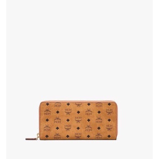 📮ส่งฟรี ‼️ MCM ZIP AROUND WALLET IN VISETOS / กระเป๋าสตางค์แท้💯