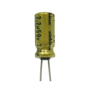 NICHICON FW 50V 🟡 คาปาซิเตอร์ 50V รุ่นFW เกรด AUDIO GRADE ตัวสีทอง ของแท้ ใหม่ 100%