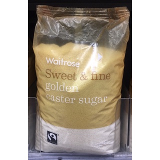 เวทโทรสน้ำตาลทรายขาว 1กิโลกรัม Waitrose Gold Caster Sugar 1kg