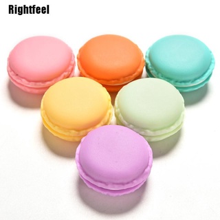 (Rightfeel) กล่องเก็บเครื่องประดับ ยา สีมาการอง ขนาดเล็ก น่ารัก