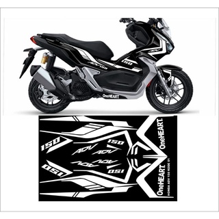 สติกเกอร์รูปลอก สําหรับ honda adv150 adv lis