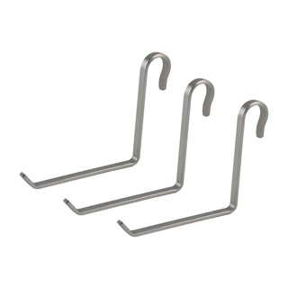 ชุดตะขอแขวน สเตนเลส304 3ชิ้น/ชุด KECH Hook LL-SHAPED STAINLESS STEEL HOOK KECH PANEL PACK3