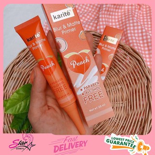 Karite Blur &amp; Matte Primer ไพรเมอร์พีช🍑