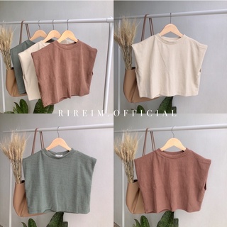 New hot‼️ เสื้อครอป รุ่น Velvet crop สุดคิ้วว🧸