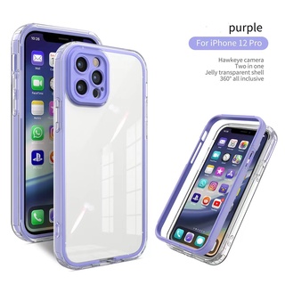 3 In1 Thickened Drop-Resistant Clear Case For Redmi Note 11 10 11s 10s Xiaomi Poco X3 Nfc Mi 11 11T Pro Note11 Note10 Shockproof Casing Rubber Bumper Hard HD Transparent Cover