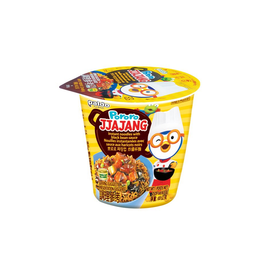 พาลโด โพโรโระ จาจัง คัพ นูดเดิ้ล 65 ก. / Paldo Pororo Jjajang Cup Noodle 65 g.