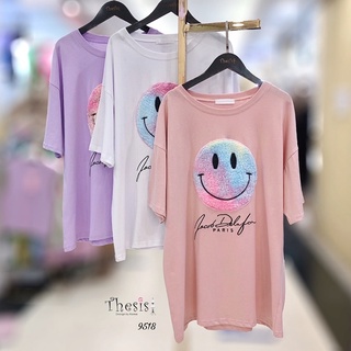 เสื้อยืดเกาหลีSmileyขน