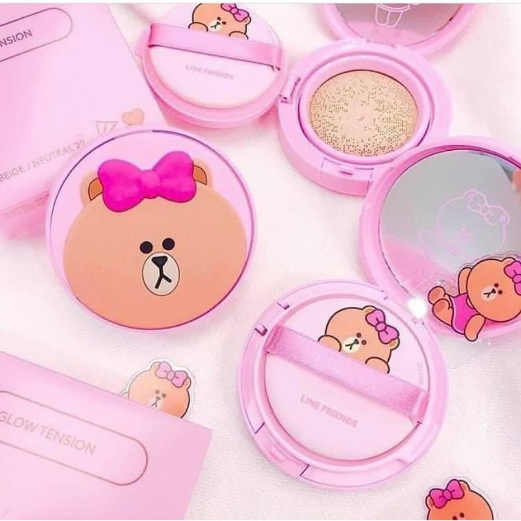 (ใส่โค้ดINCDEC30 เหลือ212.-)แท้Missha x line Friends Edition Glow Tension Cushion SPF50+ PA+++ เบอร์