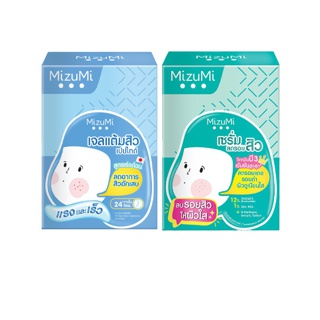 [ลด 10% โค้ด SSPXP4][กล่อง x6ซอง] ครีมซอง มิซึมิ Mizumi Peptide Acne Gel / B3 Acne Concentrate Serum / Sulfur Acne Clay