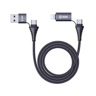 S-GEAR CABLE CC002-4 in 1 Multifunction PD Fast Charge &amp; Synce Cable (สายชาร์จ)