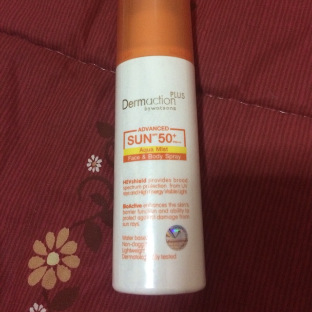 Dermaction Plus by watson Advanced Sun Aqua Mist Face &amp;Body Spray