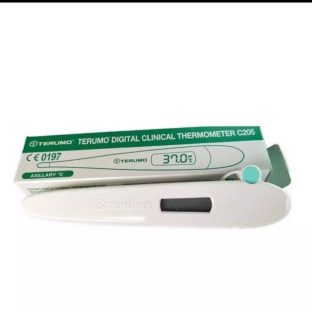 📲พร้อมส่ง📲ปรอทวัดไข้ Terumoปรอทวัดไข้ดิจิตอลทางรักแร้ รุ่น C205 (Terumo Digital Clinical Thermometer C205)