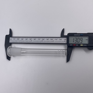 สินค้าพร้อมส่งจากไทย Downstem ท่อแก้ว ท่ออะไหล่ ยาว 130 มม. รองรับถ้วยขนาด 14 มม.
