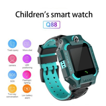 JRM นาฬิกาเด็ก Q88   นาฬิกาโทรศัพท์ Kids Waterproof q19 Pro Smart Watch z6 ถ่ายรูป คล้ายไอโม่ imoo ใส่ซ นาฬิกาข้อมือเด็ก