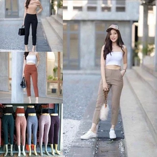 กางเกงซีปข้าง7ส่วนผ้าโรเชฟแท้น้องใหม่ฝากด้วยนะค่ะ