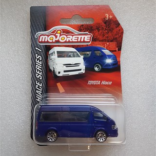 TOYOTA HIACE สีน้ำเงิน majorette รถตู้