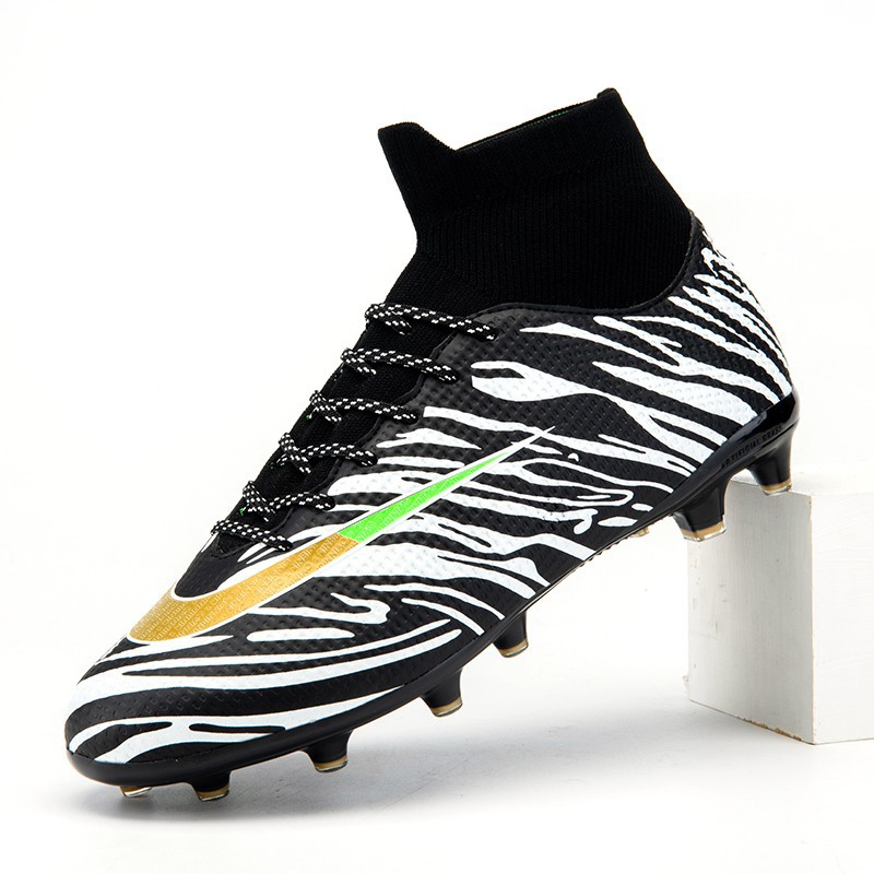 Size 3545 รองเท้าสตัส รองเท้าฟุดบอลมข้อ รองเท้าสตาร์ท football shoes1