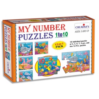 My Number Puzzles 1 to 10