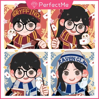 ภาพจิตรกรรมพิมพ์ลายการ์ตูน Harry Potter 5D DIY แฮนด์เมดศิลปะสําหรับตกแต่งบ้าน 30x30 เซนติเมตร