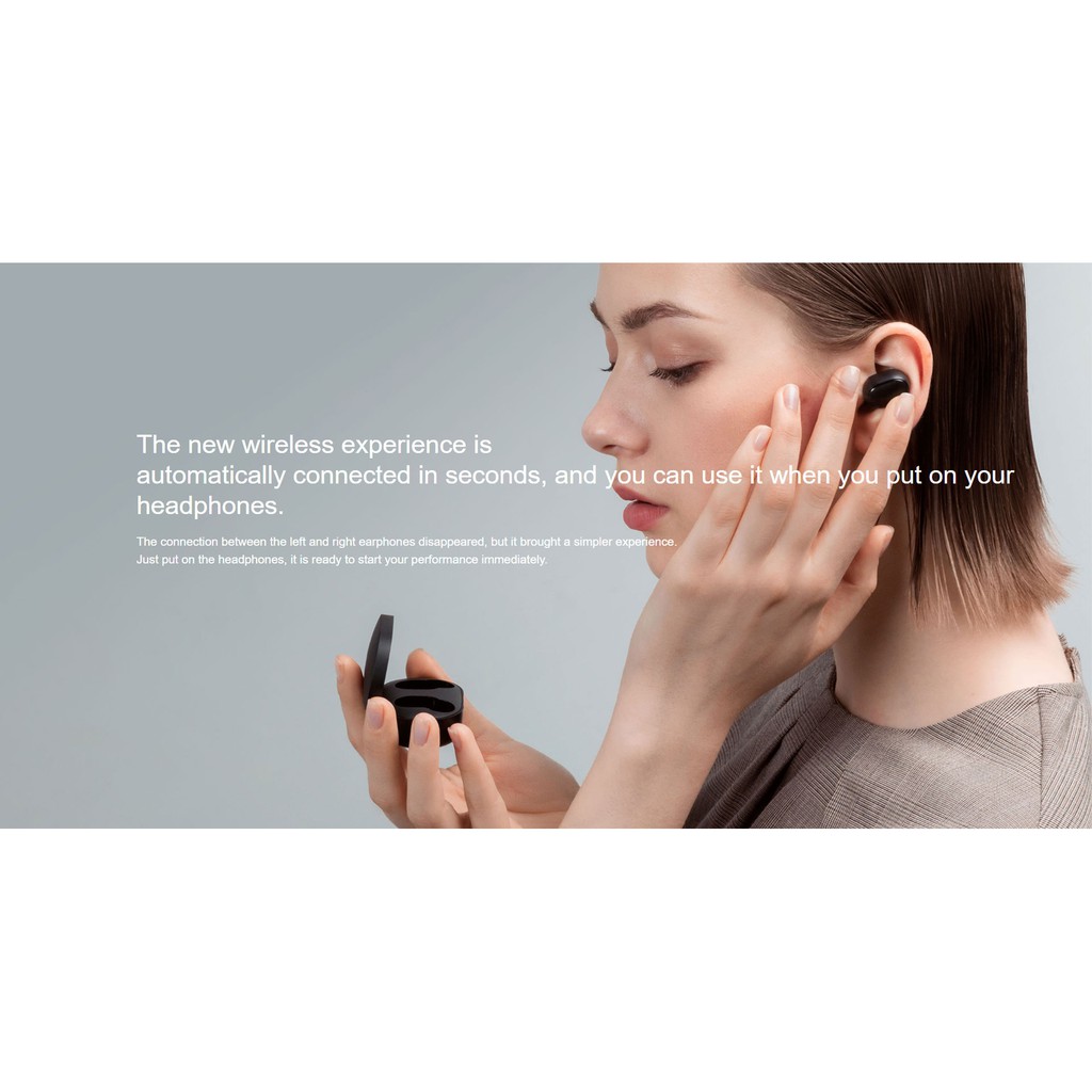 Xiaomi Mi Redmi AirDots หูฟังบลูทูธ True Wireless Bluetooth 5.0 เสียงชัด เชื่อมต่อไว สั่งงานแบบสัมผัส