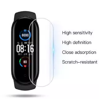 HD Hydrogel ฟิล์มป้องกันหน้าจอสําหรับ For Xiaomi Mi Band 10 9 8 7 6 5 4 3 คลุมทั้งหมดป้องกันฟิล์มสําหรับ for Xiaomi Smart Band 9 Pro / 8 Pro / 7 Pro