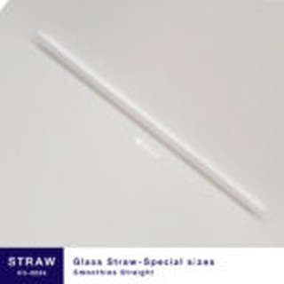 Glass Straw: Smoothies หลอดแก้วสำหรับน้ำปั่น ใช้ซ้ำได้ เป็นมิตรกับสิ่งแวดล้อม