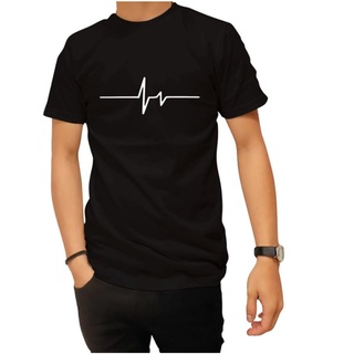 คอลูกเรือเสื้อยืด พิมพ์ลาย Distro Heart Rate สําหรับเด็กผู้ชาย และเด็กผู้หญิงS-5XL