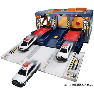 Takara Tomy Tomica Slide Deformation! Patrol Car Shoot Base