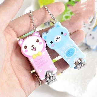 กรรไกรตัดเล็บเด็ก ลายน่ารัก เป็นพวงกุญแจได้ คละลาย ใส่ถุงทุกชิ้น