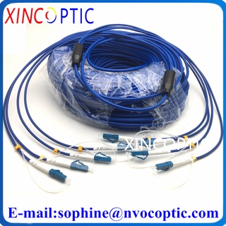 400M FTTA Fiber Patch Cord LC/ST/FC/SCUPC Optical Jumper SM Indoor 4Cores FTTA Patch Cable G652D 4C Base Station Blue PV