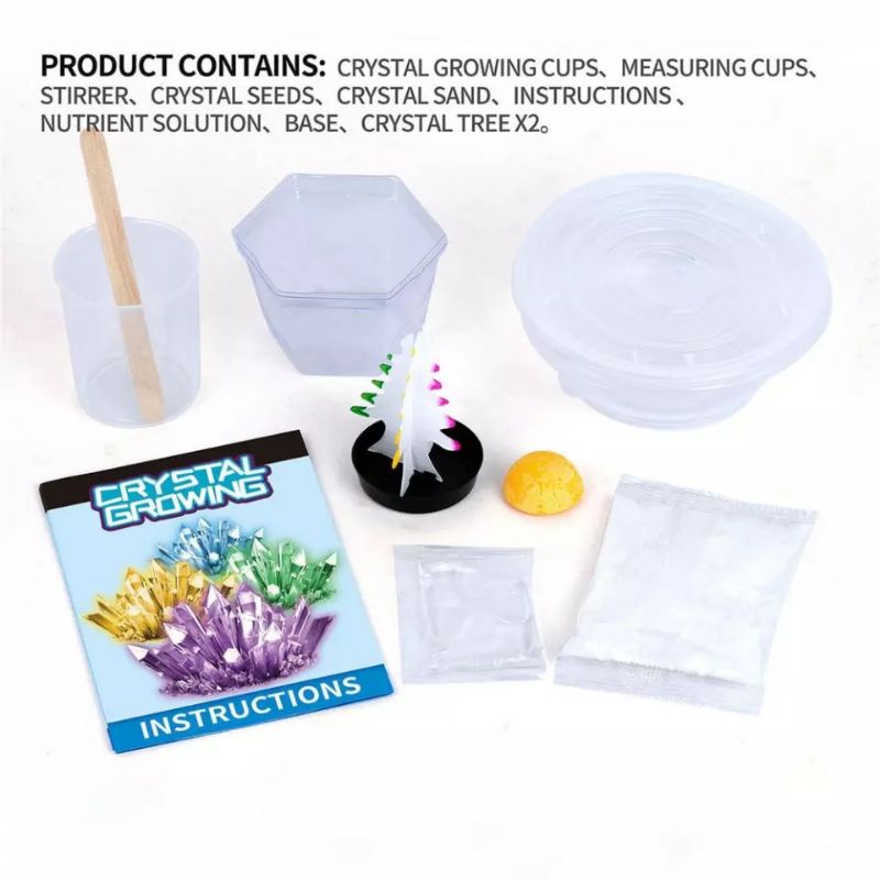 🏅Kids learning🏅DIY STEM Crystal Growing ของเล่นวิทยาศาสตร์ ทำคริสตัล ทำต้นไม้ ของเล่นแนวสาธิต